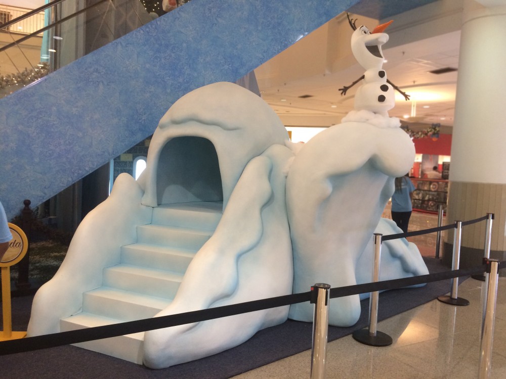 Natal Frozen - Shopping Center - Cenografia 2